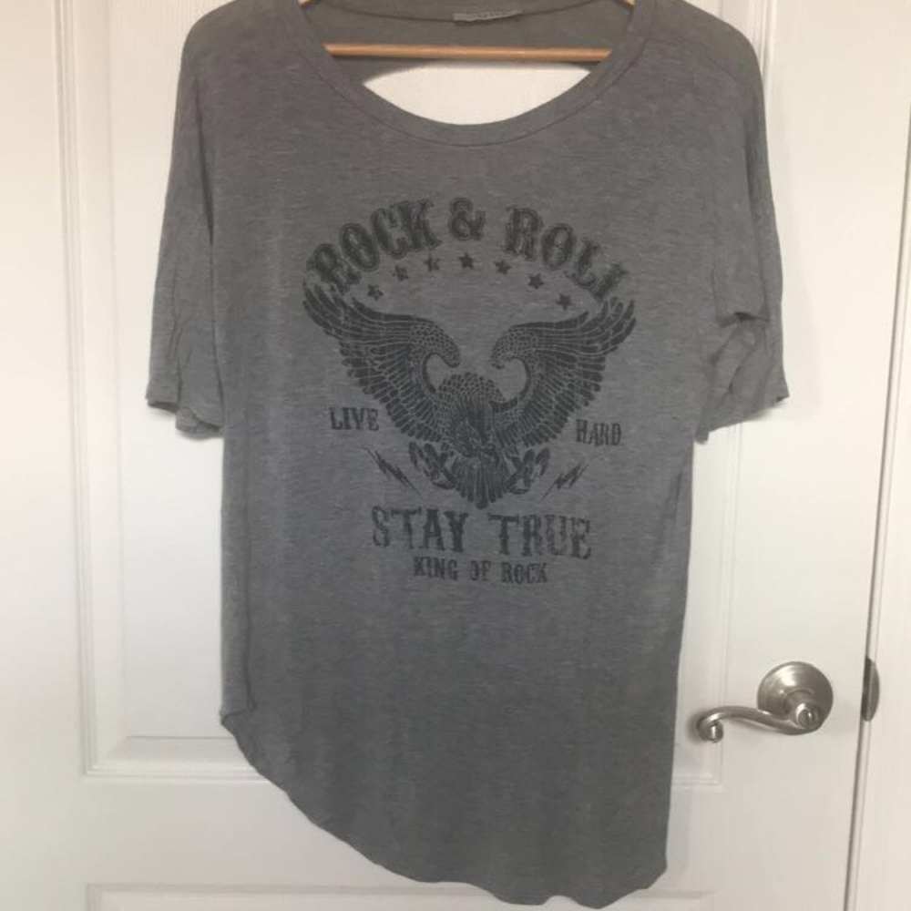 Long rock and roll t-shirt